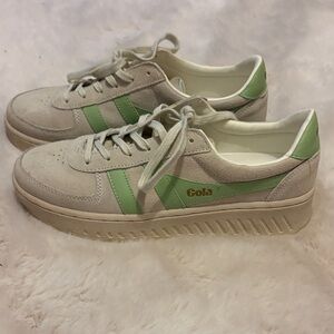 Gola Mint and Beige Casual Sneakers